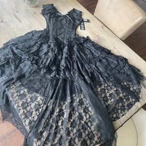 BURLESKA OPHELIE VICTORIAN GOTHIC CORSET DRESS